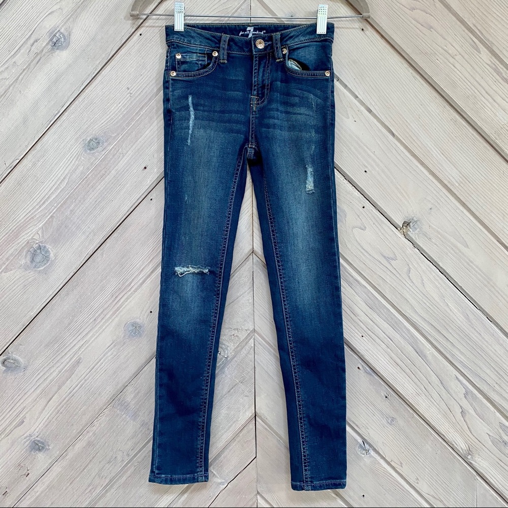 Girls’ 7 For All Mankind the skinny Jean